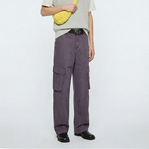 Produttori di <span class=keywords><strong>Pantaloni</strong></span> in Cotone e Lino per <span class=keywords><strong>Uomo</strong></span>, <span class=keywords><strong>Pantaloni</strong></span> <span class=keywords><strong>Cargo</strong></span> <span class=keywords><strong>Larghi</strong></span> Personalizzati, <span class=keywords><strong>Pantaloni</strong></span> Casual con Zip di Alta Qualità - Product Image 3