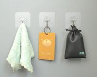Crochets muraux transparents crochets de suspension muraux de porte auto-adhésifs aspiration support de charge lourde cuisine crochets muraux adhésifs sans trace