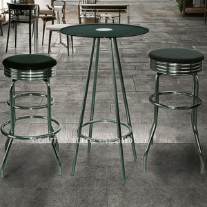 <span class=keywords><strong>Mesa</strong></span> de <span class=keywords><strong>Bar</strong></span> moderna de lujo con marco de acero, material metálico para restaurante al aire libre, fiesta, comedor, evento, hogar, boda, <span class=keywords><strong>cocina</strong></span>, club nocturno - Product Image 3