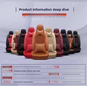 ผ้าคลุมเ<span class=keywords><strong>บ</strong></span>าะรถยนต์ CAR PASS แบ<span class=keywords><strong>บ</strong></span>กันน้ำ ติดตั้งง่าย ผ้าคลุมเ<span class=keywords><strong>บ</strong></span>าะหนังแท้ OEM <span class=keywords><strong>ส</strong></span>ำหรับเบาะหน้ารถยนต์ ใช้ได้กั<span class=keywords><strong>บ</strong></span>รถยนต์ทั่วไป - Product Image 2