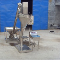 Machine d'emballage semi-automatique pour poudre de farine JY avec remplisseur à vis sans fin, machine de dosage et de remplissage de poudre à vis sans fin