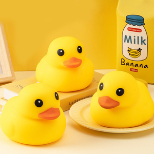 High Quality TPR Big Yellow Duck Shape Funny <b>Squishy</b> Slow Return Hand Exercise Squeeze Stress Relieve Toys for Kids and Adults - Product Image 4