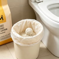 Litière pour chat biodégradable à faible émission de poussière, agglomérante rapide, couleur personnalisée, à base de tofu, litière pour animaux de compagnie, litière en palettes, litière en sable.