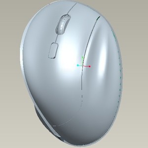 Souris verticale ergonomique VMW-100, conception de produit informatique numérique - Product Image 3