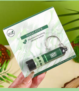 น้ำมันหอมระเหยอโรมาเธอราพีธรรมชาติเครื่องพ่นจมูกช่วยขจัดอาการคัดจมูกเพื่อลดความเมื่อยล้านอนหลับสบายดูแลร่างกาย - Product Image 2