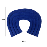 Coussin chauffant et rafraîchissant à l'aromathérapie aux herbes de lavande pour le cou et les épaules, pour apaiser les douleurs musculaires, chauffe au micro-ondes