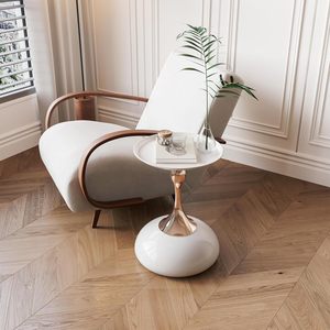 Nordic Modern Iron Coffee <b>Table</b> Side <b>Table</b> Set Creative <b>Small</b> Waist Man Bedside <b>Table</b> Home Furniture <b>Small</b> Apartment Living Room - Product Image 5