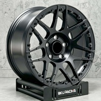 Jantes Bku Real Beadlock forgées 5x120 5x115 pour Chevrolet Camaro ZL1 SS Dodge Challenger SRT Hellcat 17 18 pouces Drag Racing Rims