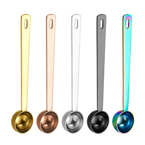 Tùy Chỉnh Kim Loại Vàng Muỗng Cà Phê Đo <span class=keywords><strong>Spoon</strong></span> Cà Phê Đậu Scoop 304 Thép Không Gỉ Đo <span class=keywords><strong>Spoon</strong></span> Set - Product Image 1