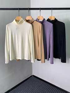 <strong>High</strong> <strong>quality</strong> wool cashmere women's turtleneck knitted <strong>base</strong> <strong>layer</strong> with famous brand women's clothing - Product Image 2