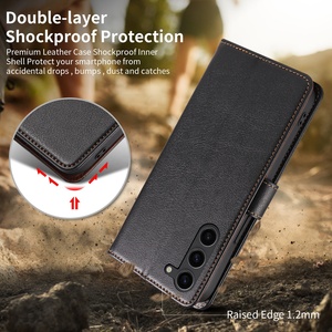Étui portefeuille pour Samsung Galaxy A17 5G A16 4G avec blocage RFID, porte-cartes, béquille, antichoc, rabat et fermoir magnétique - Product Image 6