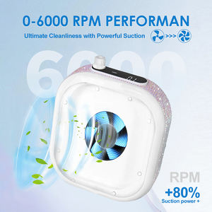 مكنسة كهربائية لتنظيف الأظافر بقوة 30 واط، لاسلكية وقابلة لإعادة الشحن، مع فلتر ماسي لجمع الغبار، مناسبة للصالونات والاستخدام المنزلي - Product Image 4