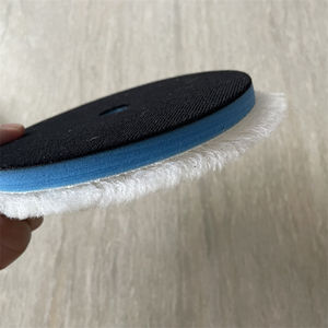 Tampon de polissage en <span class=keywords><strong>laine</strong></span> d'agneau blanc de 3 pouces pour voiture - Product Image 4