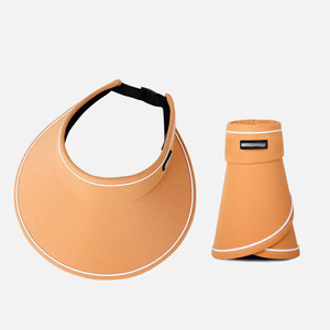 Bán Sỉ Biểu Tượng Tùy Chỉnh Sun Visors Cap Có Thể Gập Lại Lớn Rộng Brim Rỗng Top <span class=keywords><strong>Hat</strong></span> Cho Unisex Mặt Trời Bảo Vệ Và Hoạt Động Ngoài Trời - Product Image 4