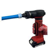 Outil de sertissage hydraulique à batterie PZ-1525 pour tuyaux PEX, tuyaux en acier inoxydable et en cuivre, plomberie, gaz, CVC