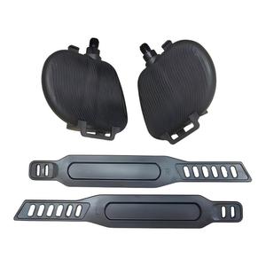Pédales <span class=keywords><strong>de</strong></span> vélo d'exercice d'intérieur Shinesoon en PVC avec <span class=keywords><strong>sangle</strong></span>, roulement à billes 9/16'', antidérapantes, en plastique durable, noires - Ventes Flash - Product Image 3