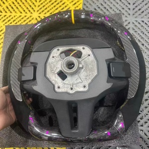 พวงมาลัยแอลอีดีสำหรับ <span class=keywords><strong>BMW</strong></span> G20 G30 G20 G80 G21 G22 G31 G32 G11 M3 M4 M5 340i ปลอมแปลงพวงมาลัยคาร์บอนไฟเบอร์ - Product Image 5