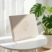 Cuaderno Artístico de Lujo A5, 100 Páginas, Personalizable, Tela, Cuero, Algodón, Tapa Dura, Regalo