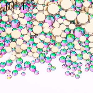 Strass en cristal de verre pour vêtements, vente en gros, Strass de haute qualité Non correcteurs de taille mixte - Product Image 3