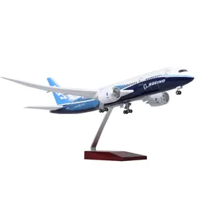 1/130 Maßstab 43CM Boeing 787 B787 Flugzeug modell Zivil luftfahrt Passagier flugzeug Simulation Dekoration Geschenk
