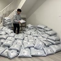 Sac postal personnalisé KD6 ECO, nouvelle enveloppe d'expédition en plastique épais, emballage pour colis, sacs postaux bleus en polyéthylène pour vêtements