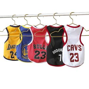 <span class=keywords><strong>Camiseta</strong></span> Multicolor para Perro, Ropa Personalizada de Lujo para Mascotas, Camisetas Blancas de Verano para Perro, Uniforme Deportivo para Mascotas - Product Image 1