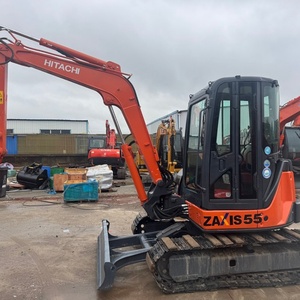 Vente flash : Mini-excavatrice Hitachi ZX55U de 5 tonnes, d'occasion, avec peu d'heures de travail, 95% neuve, excavatrice sur chenilles d'occasion en stock - Product Image 2