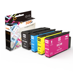<span class=keywords><strong>Cartouche</strong></span> d'encre couleur compatible Topjet <span class=keywords><strong>953XL</strong></span> 957XL 953 957 XL en gros pour imprimante <span class=keywords><strong>HP</strong></span> HP957 HP953 OfficeJet Pro 7740 7720 - Product Image 1