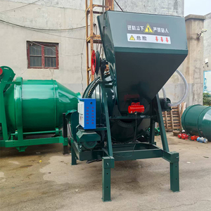 TONGXING Betoniera Economica Jzc 480L con Ribaltamento a Tamburo, Fune Metallica Reversibile, Tramoggia, Pompa d'Acqua 20M/H, Macchina Miscelatrice per Cemento - Product Image 4