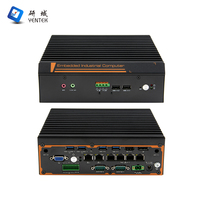 OEM ODM Intel I5-1135G7 1195G7 1235U 1255U DC 9 ~ 36V Wide Voltage Win10 11 Linux Sans ventilateur Rail DIN Pc intégré industriel