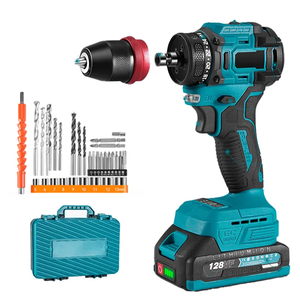 Perceuse à percussion sans balais 21V à vitesse variable, kit tournevis industriel à batterie, vente chaude, OEM - Product Image 1