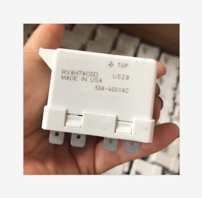 RVAH7AC0D 3-Pole Compressor Start Relay – 50A 400VAC For 110V Systems | 1PC New