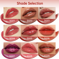 Gloss à lèvres repulpant personnalisé en gros de l'usine chinoise, marque privée, longue tenue, gloss en stylo, brillant et chatoyant, hydratant