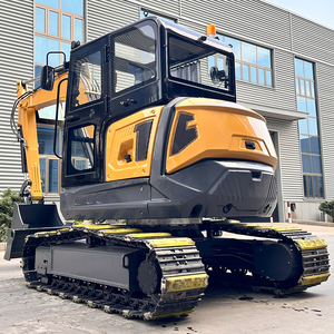 Máy xúc 5 tấn Euro 5 CE EPA Kubota động cơ nhỏ Crawler trang trại nhà 5 tấn 6ton máy xúc với miễn phí vận chuyển - Product Image 2