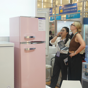 Cổ Điển Retro Barfridge MDFR120-RE 2 Cửa Trực Tiếp Làm Mát Máy Nén Top Tủ Đông Retro Tủ Lạnh Cho Nhà Bếp - Product Image 6