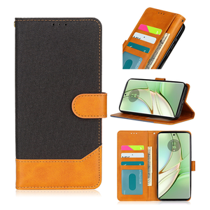 Funda de cuero Flip Wallet Phone Case para <span class=keywords><strong>Motorola</strong></span> <span class=keywords><strong>Edge</strong></span> 50 Ultra G56 G86 G05 <span class=keywords><strong>Edge</strong></span> 60 Pro <span class=keywords><strong>G</strong></span> Stylus 5G 2025 Ranuras para tarjetas Cubierta magnética - Product Image 2