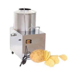 Nouvelle Machine à Éplucher les Fruits et Légumes Entièrement Automatique en Acier Inoxydable, 220V/110V 1500W, pour Pommes de Terre, Patates Douces et Igname - Product Image 4
