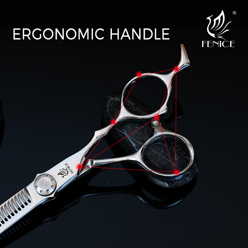 Fenice VG10 En Acier Inoxydable 6 Pouces Coiffure Dents Cisailles Ciseaux à Amincir les Cheveux