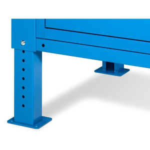 Fami WORK1512 Établi réglable de 150cm avec plateau en bois, 2 armoires et 2 tiroirs - Product Image 2