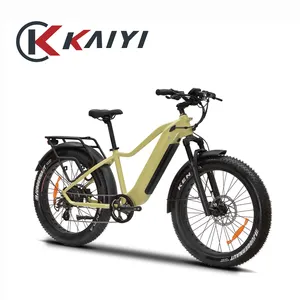 KAIYI 500w 1000w motor do cubo da roda traseira pneu gordura bicicleta elétrica ebike 26x4.8 26x4.0 2 3 rodas roda de bicicleta elétrica