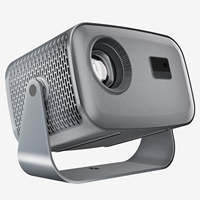 Mini projecteur portable Android Q3 LCD 1080P, 200 ANSI Lumens, lampe LED, 30 000 heures de durée de vie, correction automatique de la distorsion trapézoïdale