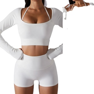 Vêtements de sport Lulu Sportswear, vêtements de sport athlétiques personnalisés, vêtements d'entraînement sans couture, vêtements de sport pour femmes, vêtements de yoga, ensembles de fitness, ensembles de yoga - Product Image 2