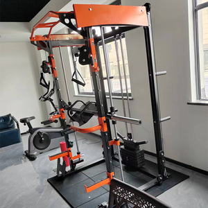 Estación Multifuncional para Gimnasio en Casa WENDY, Máquina Smith con Cable Cruzado para Entrenamiento Deportivo y Levantamiento de Pesas - Product Image 6