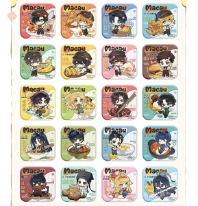 Lot de 40 badges de <span class=keywords><strong>la</strong></span> série Yuewen Macau Wander Guide, cartes photo en papier, boîte mystère <span class=keywords><strong>à</strong></span> collectionner, pour jouets, cadeaux, anniversaires d'enfants - Product Image 1