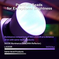 Godox Litemons LA300R Lampe LED RGB de studio 300W, lumière continue RGB colorée LA300R K1