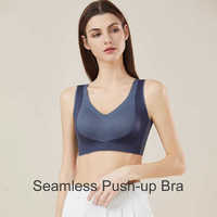 Soutien-gorge push-up sans couture Shanhao, vente chaude, grande taille, bonnet plein d'air, sans armatures, bonnet fixe, dos nu, respirant, tricot uni, réglable