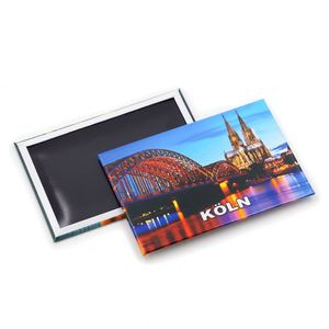 Imanes de nevera personalizados de estaño con foto de paisaje turístico, recuerdo, buen precio - Product Image 4