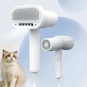 2 In 1 Pet Drying Brush Pet Hair Dryer Comb Intelligent Automatic Steam Pet Spray Grooming Brush