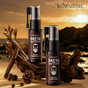 KORMESIC Marca Privada OEM ODM Esencia para el Cuidado de la Barba para Hombre 30ml Suaviza, Nutre, Aumenta el Brillo y Calma la Piel con Glicerina - Product Image 1
