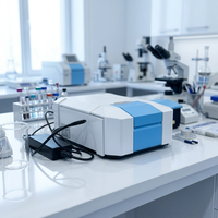 Spectromètre FTIR portable BRT 800 avec étui de transport antichoc, analyseur de surveillance en temps réel des gaz de combustion multi-composants